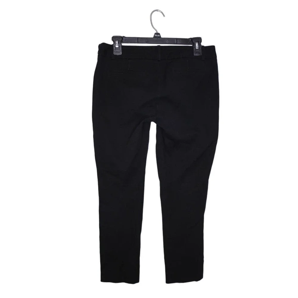 J Crew Stretch Cropped Pants Black Size 6